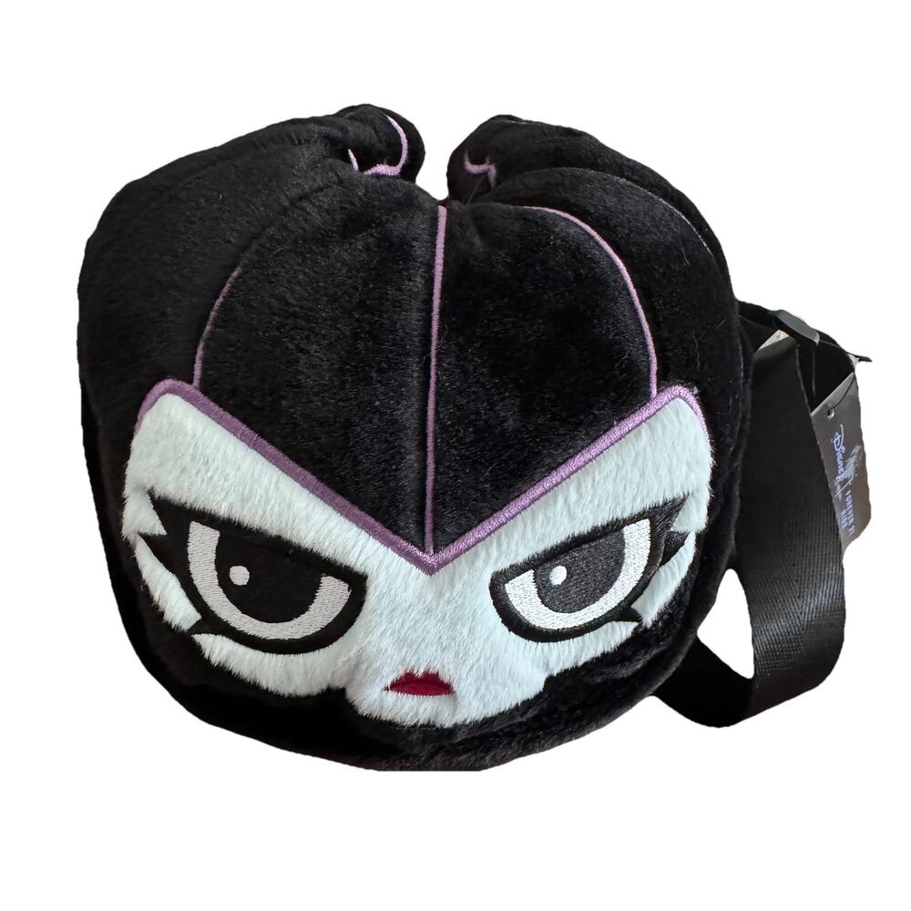 Disney Villains Maleficent Bag Black Forever 21 Kids Plush Crossbody Handbag NWT